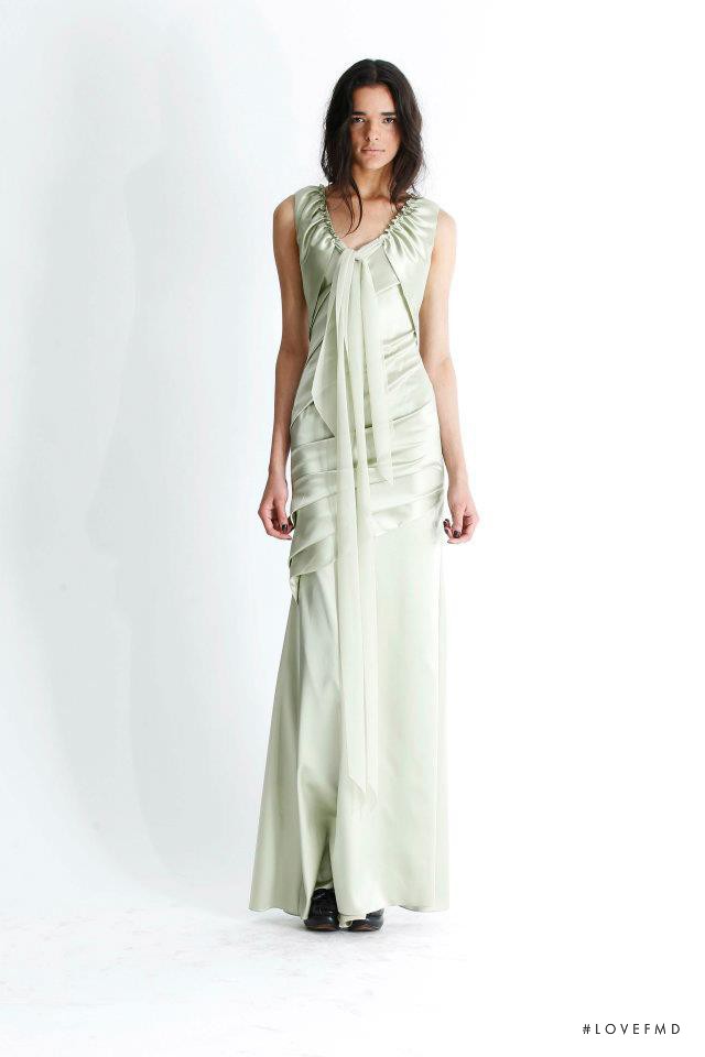 Simone Carvalho featured in  the Vera Wang fashion show for Pre-Fall 2012