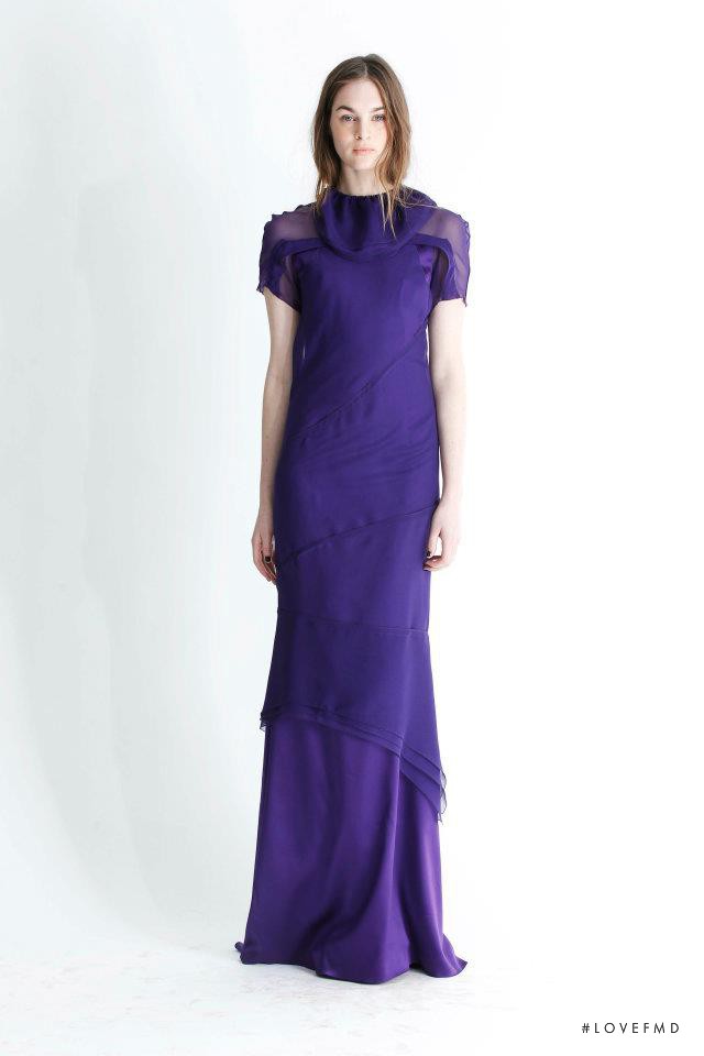 Laura Love featured in  the Vera Wang fashion show for Pre-Fall 2012