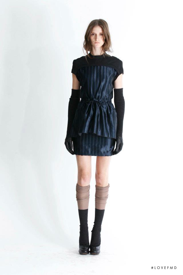 Daiane Conterato featured in  the Vera Wang fashion show for Pre-Fall 2012