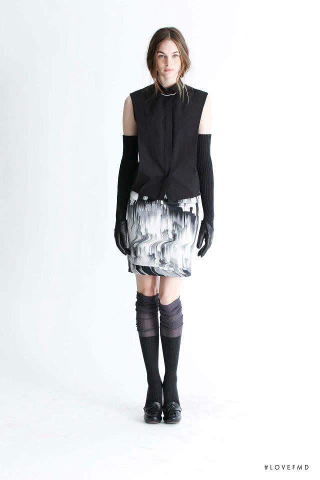 Laura Love featured in  the Vera Wang fashion show for Pre-Fall 2012