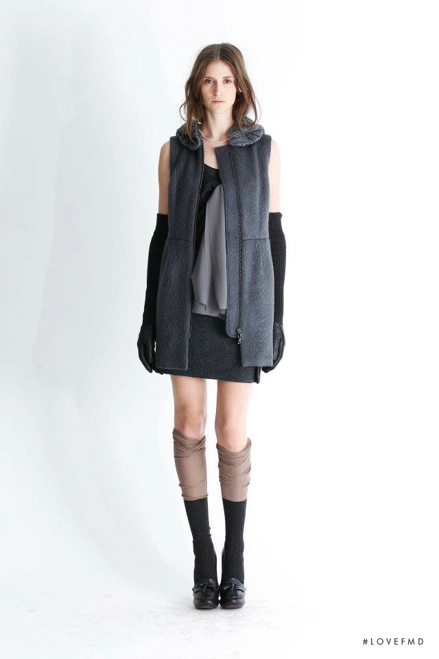 Daiane Conterato featured in  the Vera Wang fashion show for Pre-Fall 2012