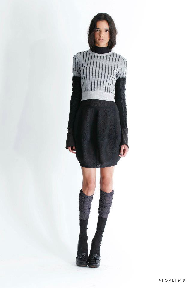 Simone Carvalho featured in  the Vera Wang fashion show for Pre-Fall 2012