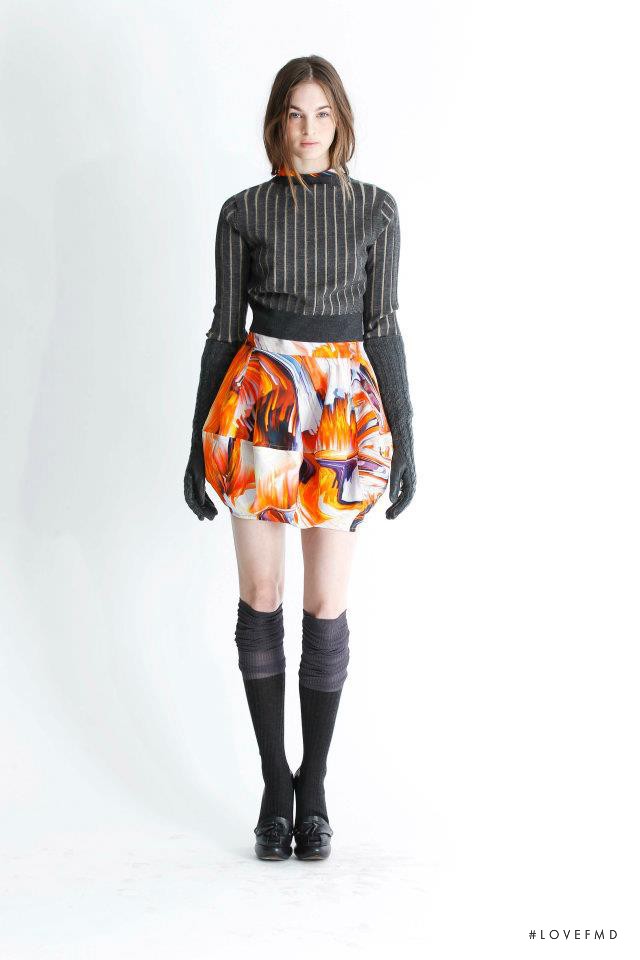 Laura Love featured in  the Vera Wang fashion show for Pre-Fall 2012