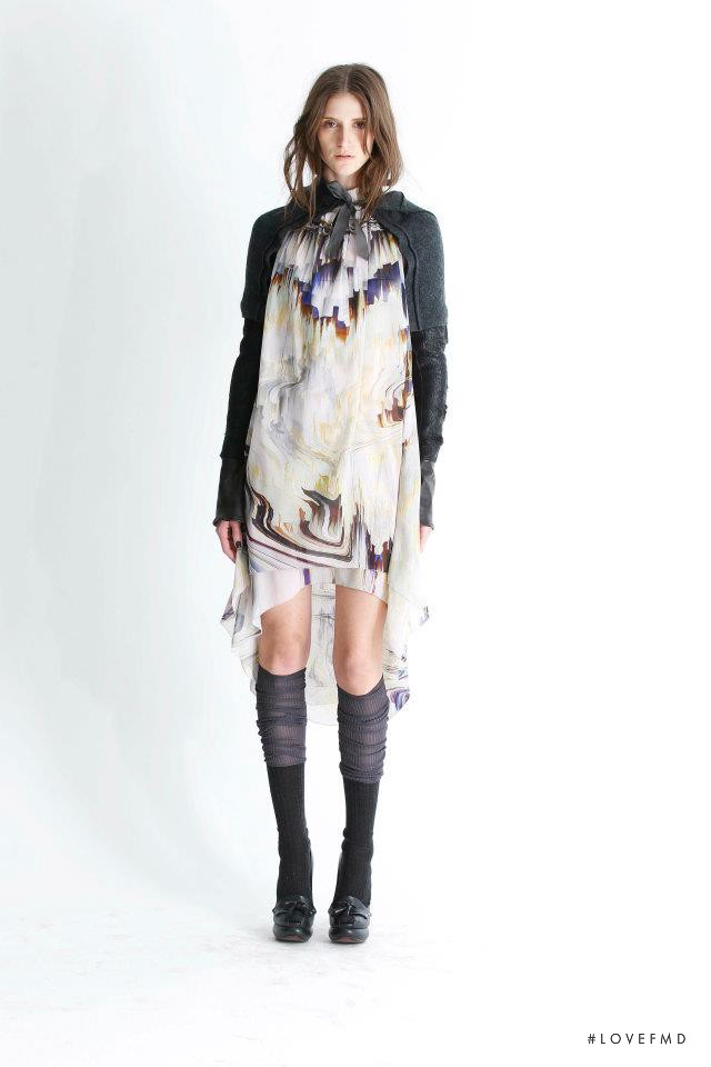 Daiane Conterato featured in  the Vera Wang fashion show for Pre-Fall 2012