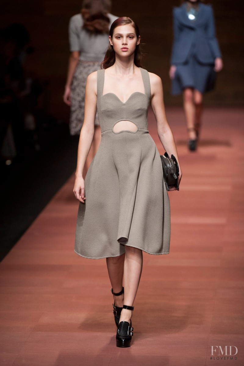 Anais Pouliot featured in  the Carven fashion show for Spring/Summer 2013