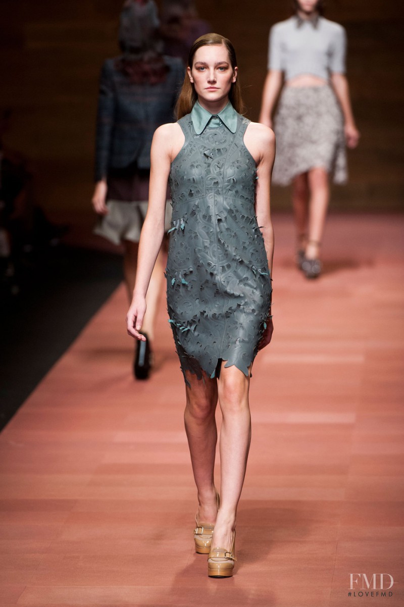 Joséphine Le Tutour featured in  the Carven fashion show for Spring/Summer 2013