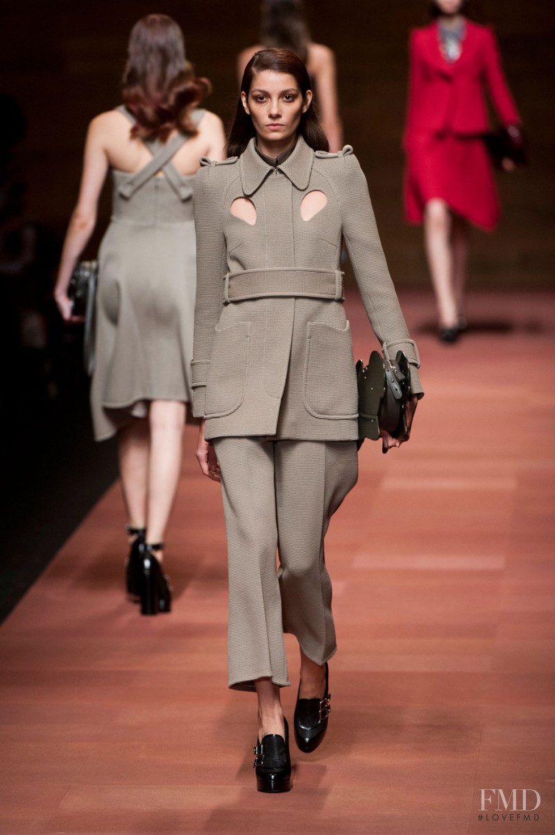 Muriel Beal featured in  the Carven fashion show for Spring/Summer 2013