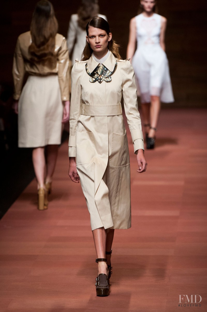 Bette Franke featured in  the Carven fashion show for Spring/Summer 2013