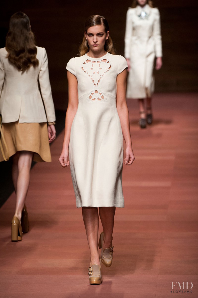 Ophelie Rupp featured in  the Carven fashion show for Spring/Summer 2013