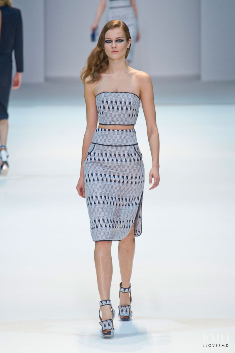 Monika Jagaciak featured in  the Guy Laroche fashion show for Spring/Summer 2013