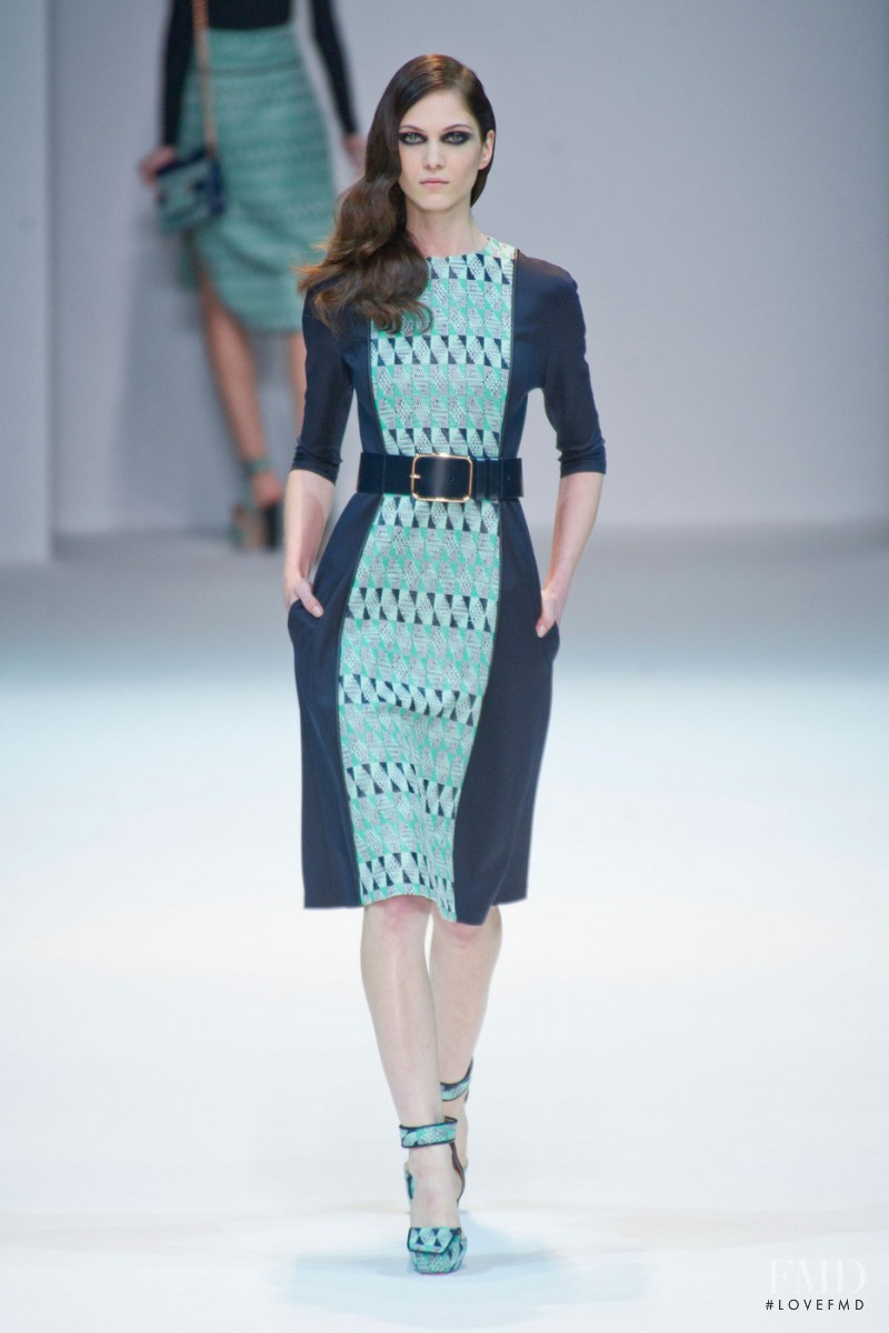 Maria Flávia Ferrari featured in  the Guy Laroche fashion show for Spring/Summer 2013
