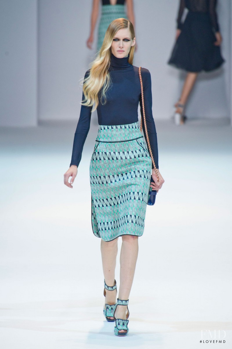 Romina Lanaro featured in  the Guy Laroche fashion show for Spring/Summer 2013