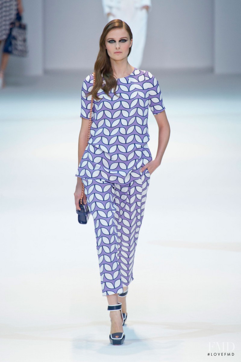 Vasilisa Pavlova featured in  the Guy Laroche fashion show for Spring/Summer 2013