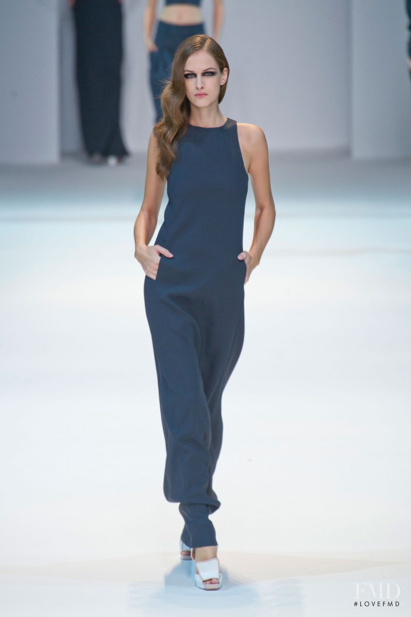 Maria Kashleva featured in  the Guy Laroche fashion show for Spring/Summer 2013