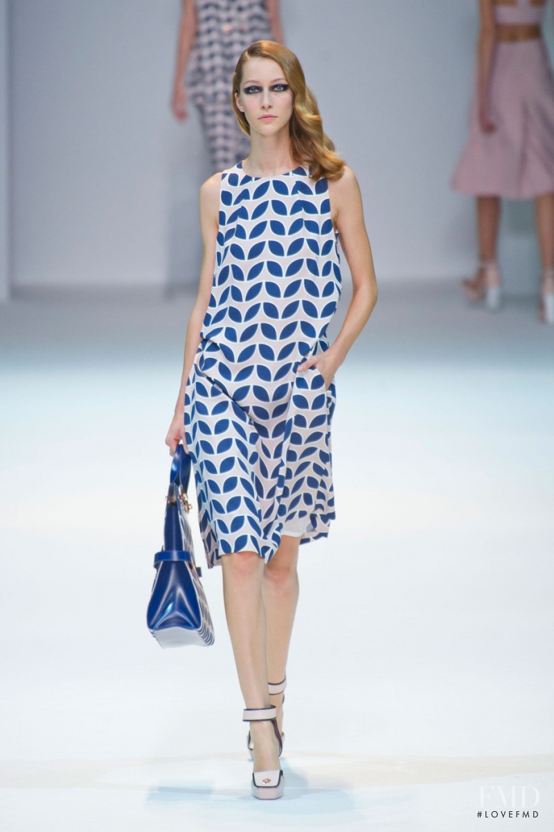 Alana Zimmer featured in  the Guy Laroche fashion show for Spring/Summer 2013