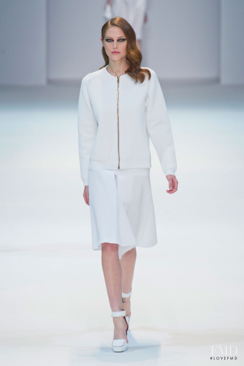 Catherine McNeil featured in  the Guy Laroche fashion show for Spring/Summer 2013