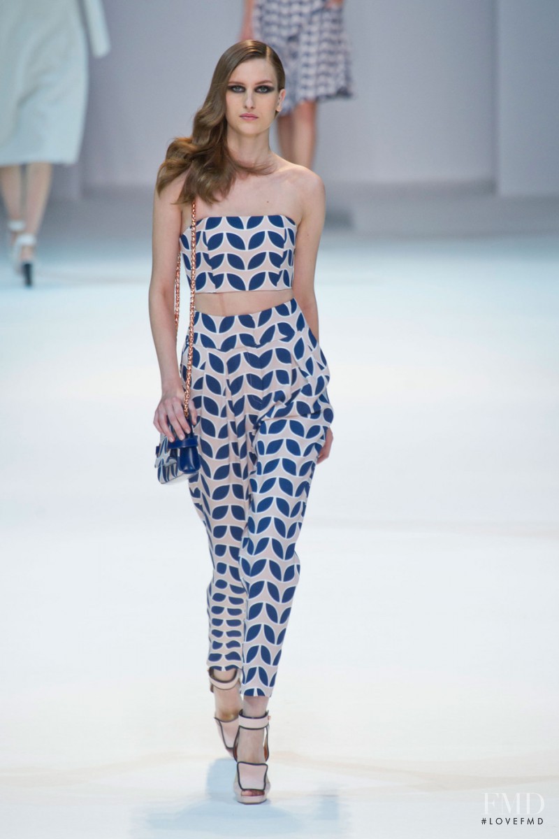 Katia Selinger featured in  the Guy Laroche fashion show for Spring/Summer 2013