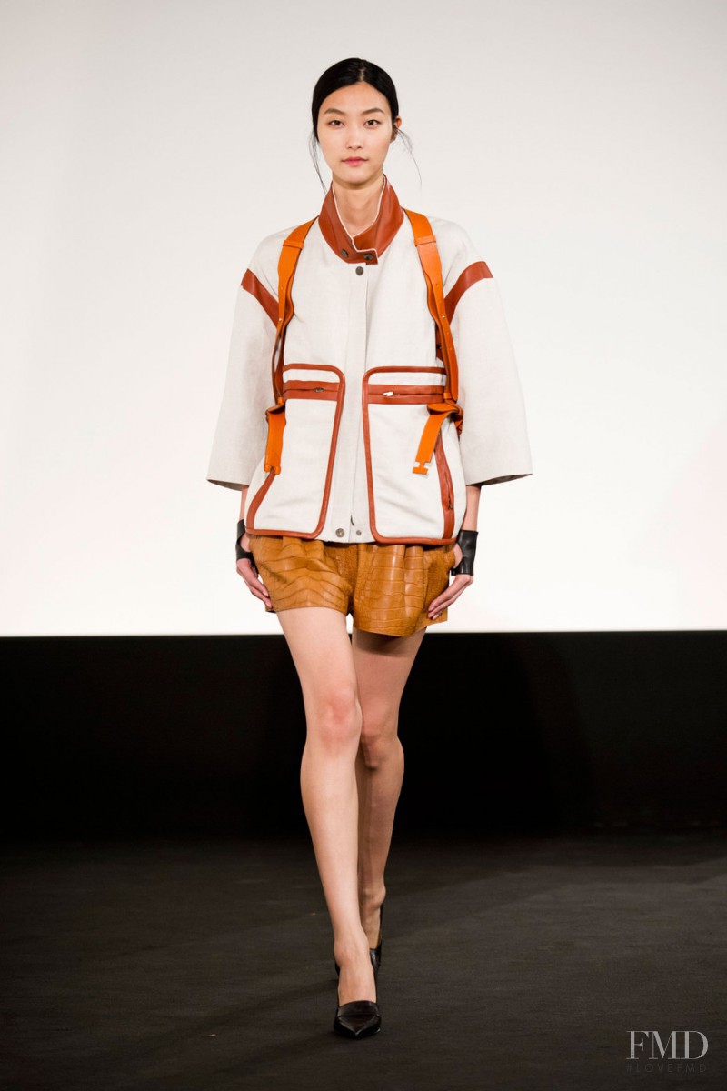 Ji Hye Park featured in  the Hermès fashion show for Spring/Summer 2013