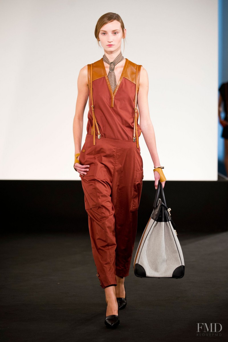 Alex Yuryeva featured in  the Hermès fashion show for Spring/Summer 2013