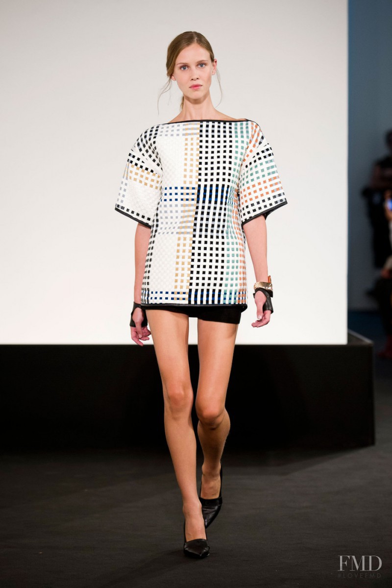 Marike Le Roux featured in  the Hermès fashion show for Spring/Summer 2013