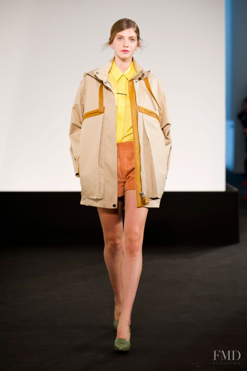 Caterina Ravaglia featured in  the Hermès fashion show for Spring/Summer 2013