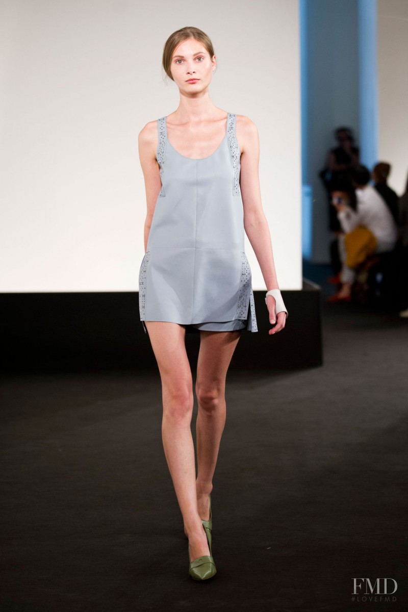 Alina Ismailova featured in  the Hermès fashion show for Spring/Summer 2013