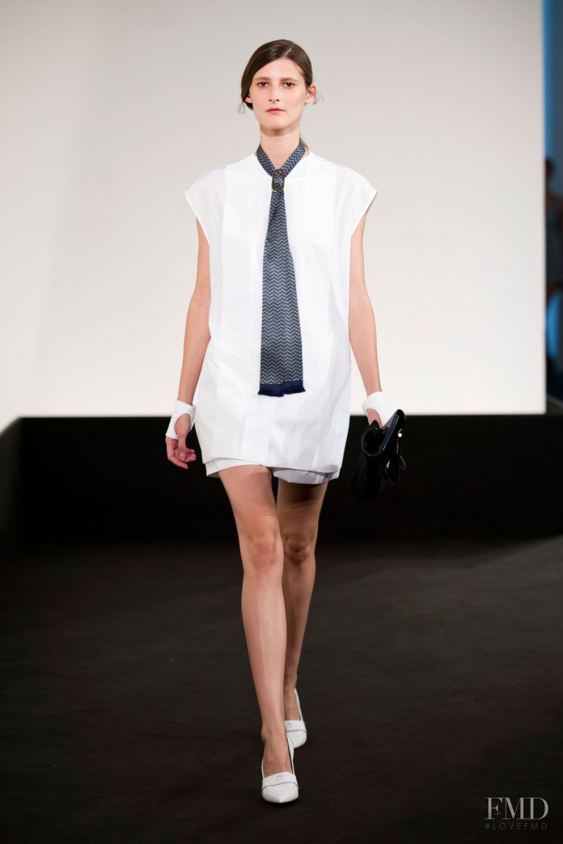 Marie Piovesan featured in  the Hermès fashion show for Spring/Summer 2013