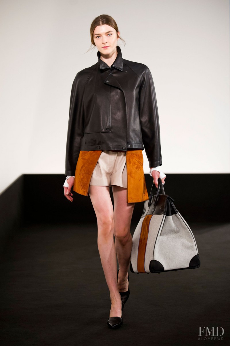 Zenia Sevastyanova featured in  the Hermès fashion show for Spring/Summer 2013