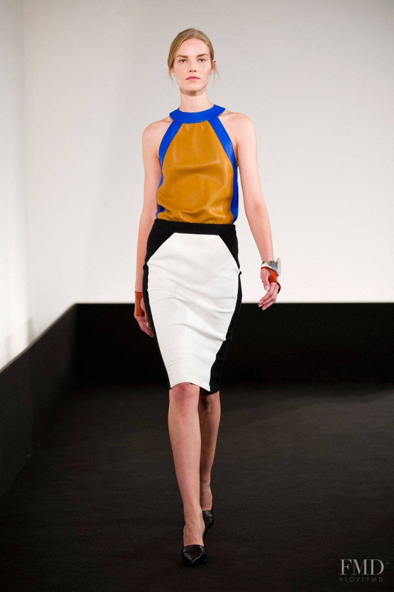 Suvi Koponen featured in  the Hermès fashion show for Spring/Summer 2013