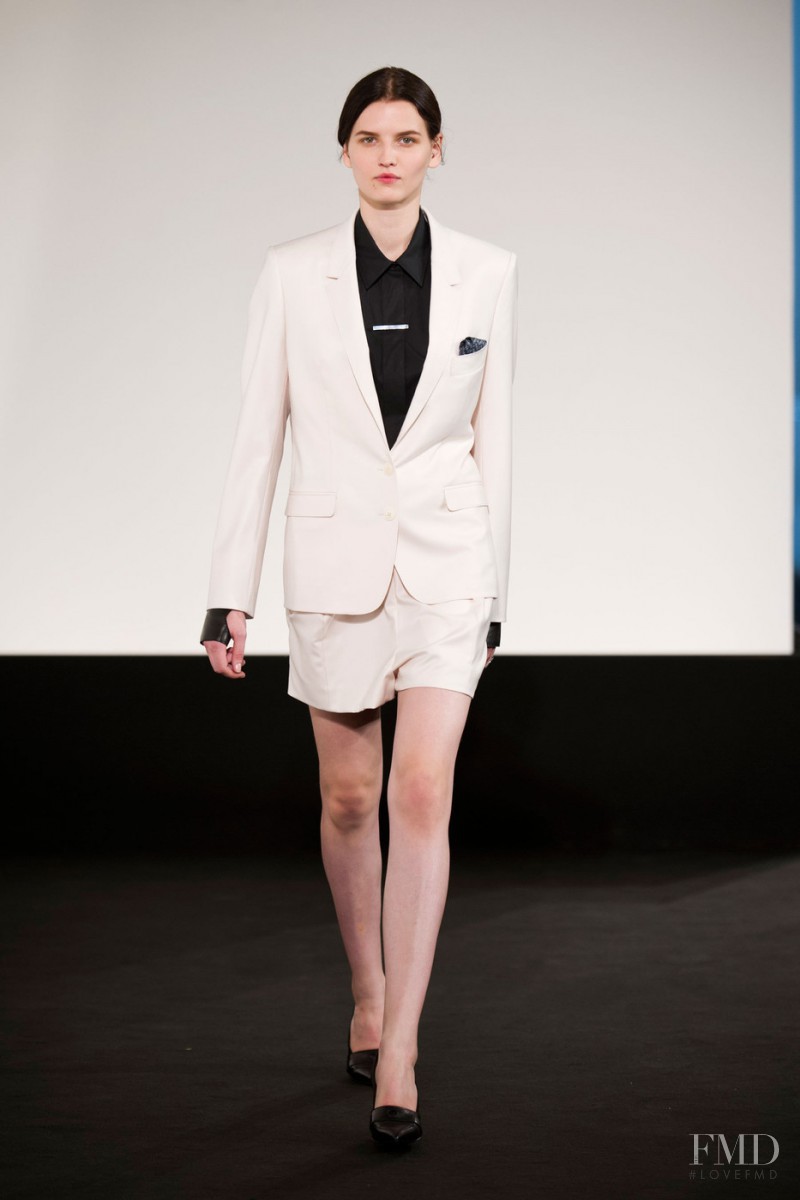 Katlin Aas featured in  the Hermès fashion show for Spring/Summer 2013