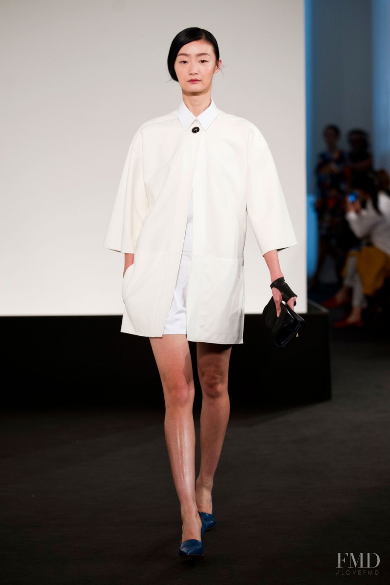 Lili Ji featured in  the Hermès fashion show for Spring/Summer 2013
