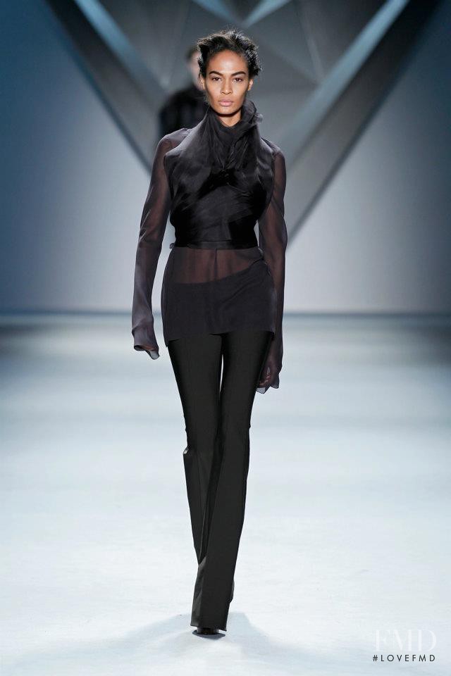 Joan Smalls featured in  the Vera Wang fashion show for Autumn/Winter 2012