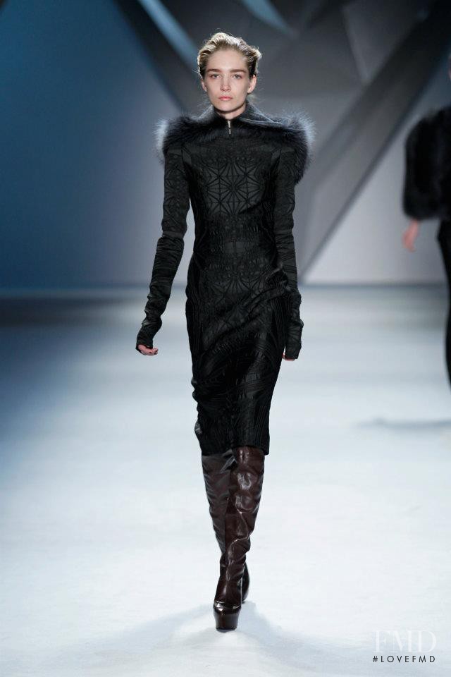 Janice Alida featured in  the Vera Wang fashion show for Autumn/Winter 2012
