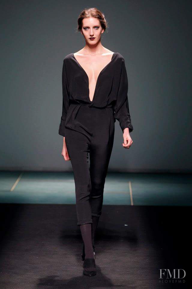 Iris Egbers featured in  the Katarina Grey fashion show for Autumn/Winter 2014