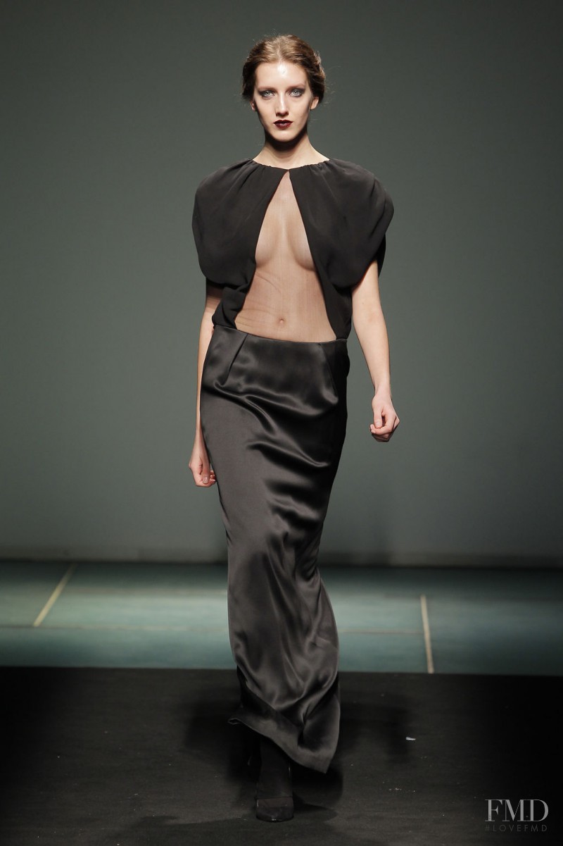 Iris Egbers featured in  the Katarina Grey fashion show for Autumn/Winter 2014