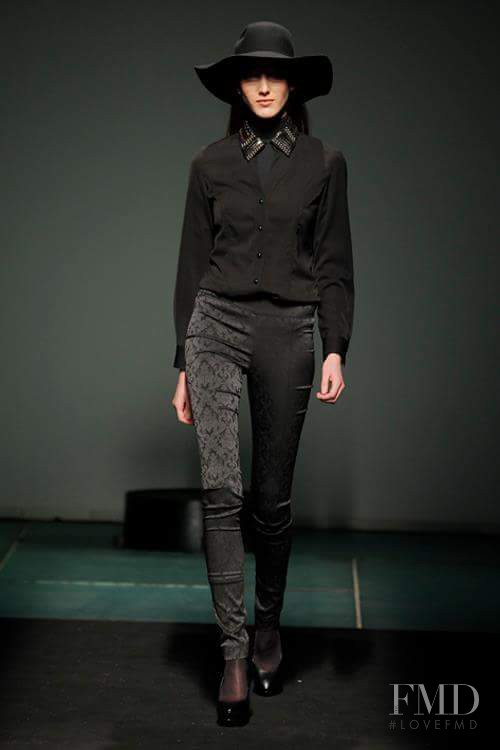 Iris Egbers featured in  the Simorra fashion show for Autumn/Winter 2013