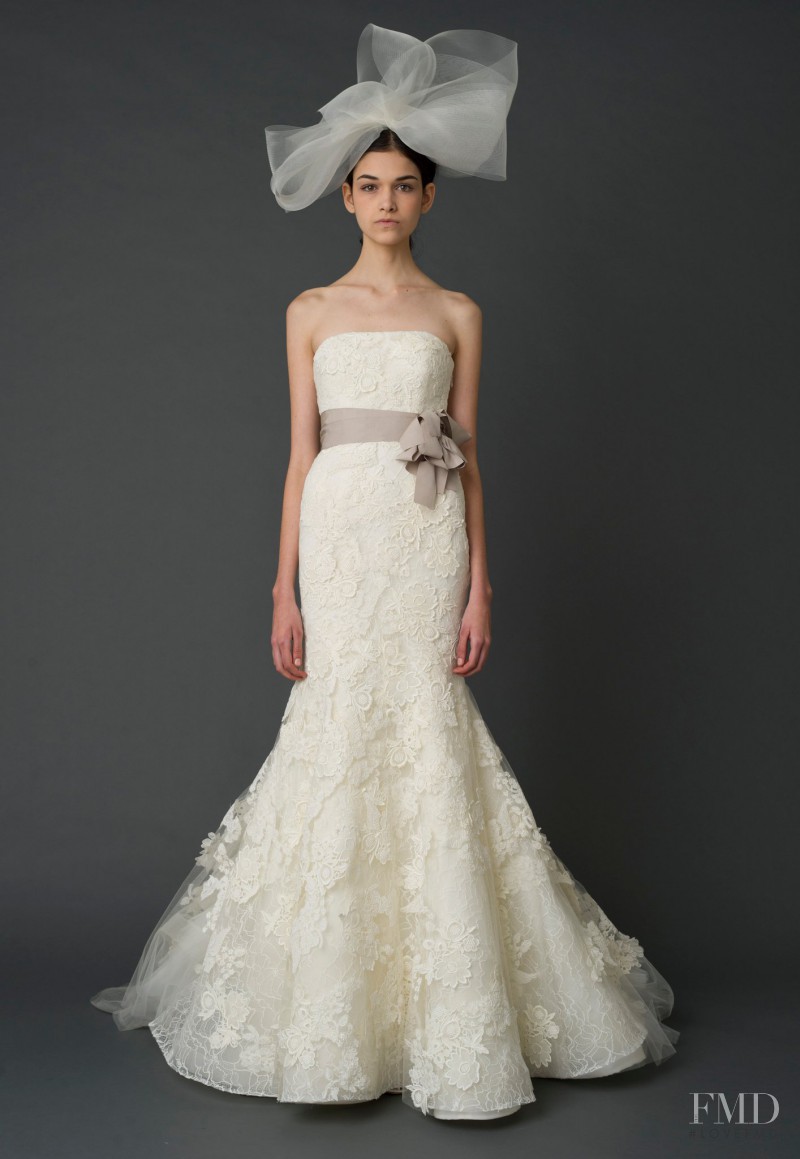 Isabella Melo featured in  the Vera Wang Bridal House lookbook for Spring/Summer 2012