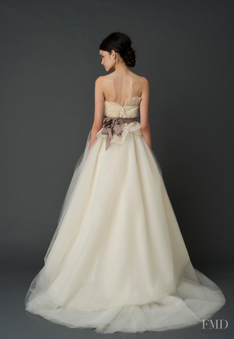 Isabella Melo featured in  the Vera Wang Bridal House lookbook for Spring/Summer 2012