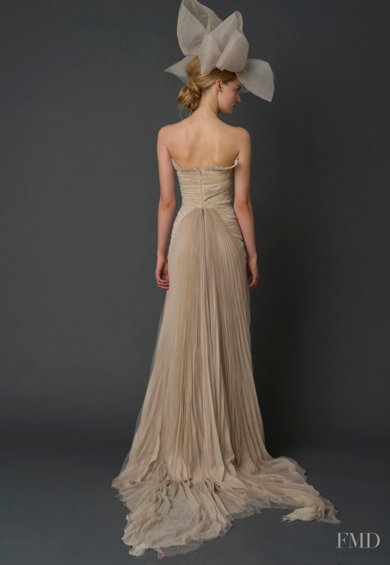 Amanda Norgaard featured in  the Vera Wang Bridal House lookbook for Spring/Summer 2012