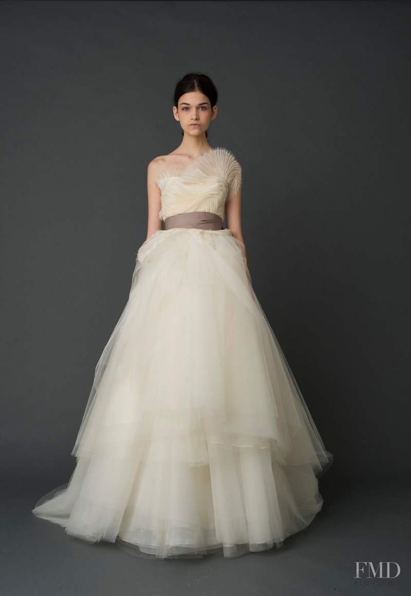 Isabella Melo featured in  the Vera Wang Bridal House lookbook for Spring/Summer 2012