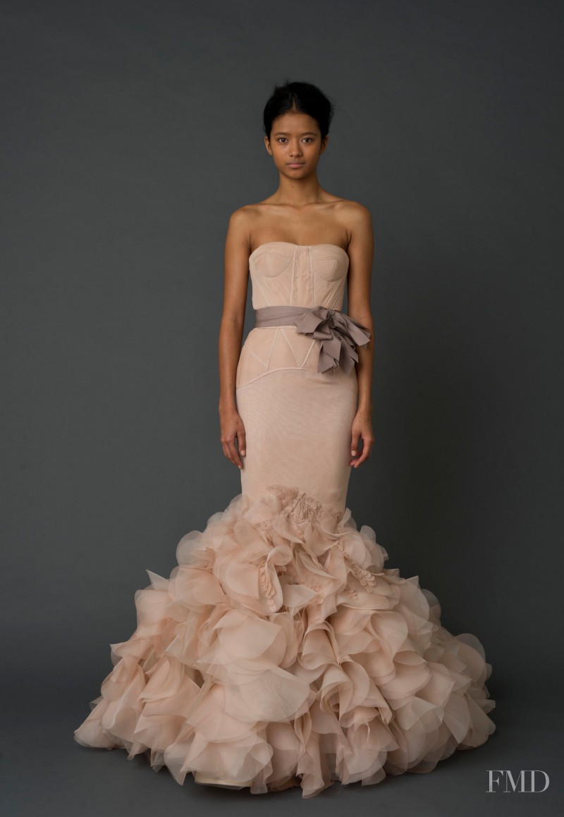 Selina Khan featured in  the Vera Wang Bridal House lookbook for Spring/Summer 2012