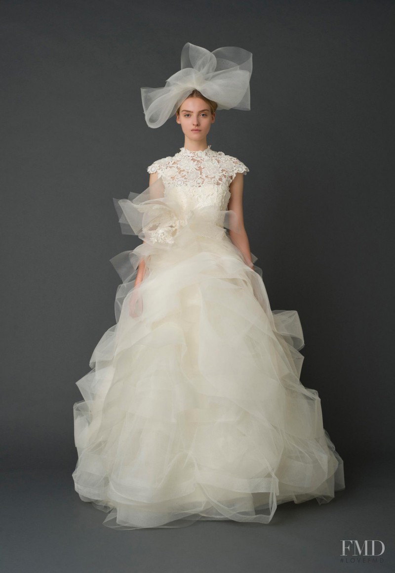 Amanda Norgaard featured in  the Vera Wang Bridal House lookbook for Spring/Summer 2012