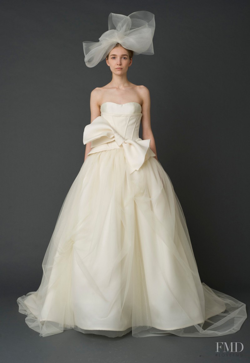 Janice Alida featured in  the Vera Wang Bridal House lookbook for Spring/Summer 2012