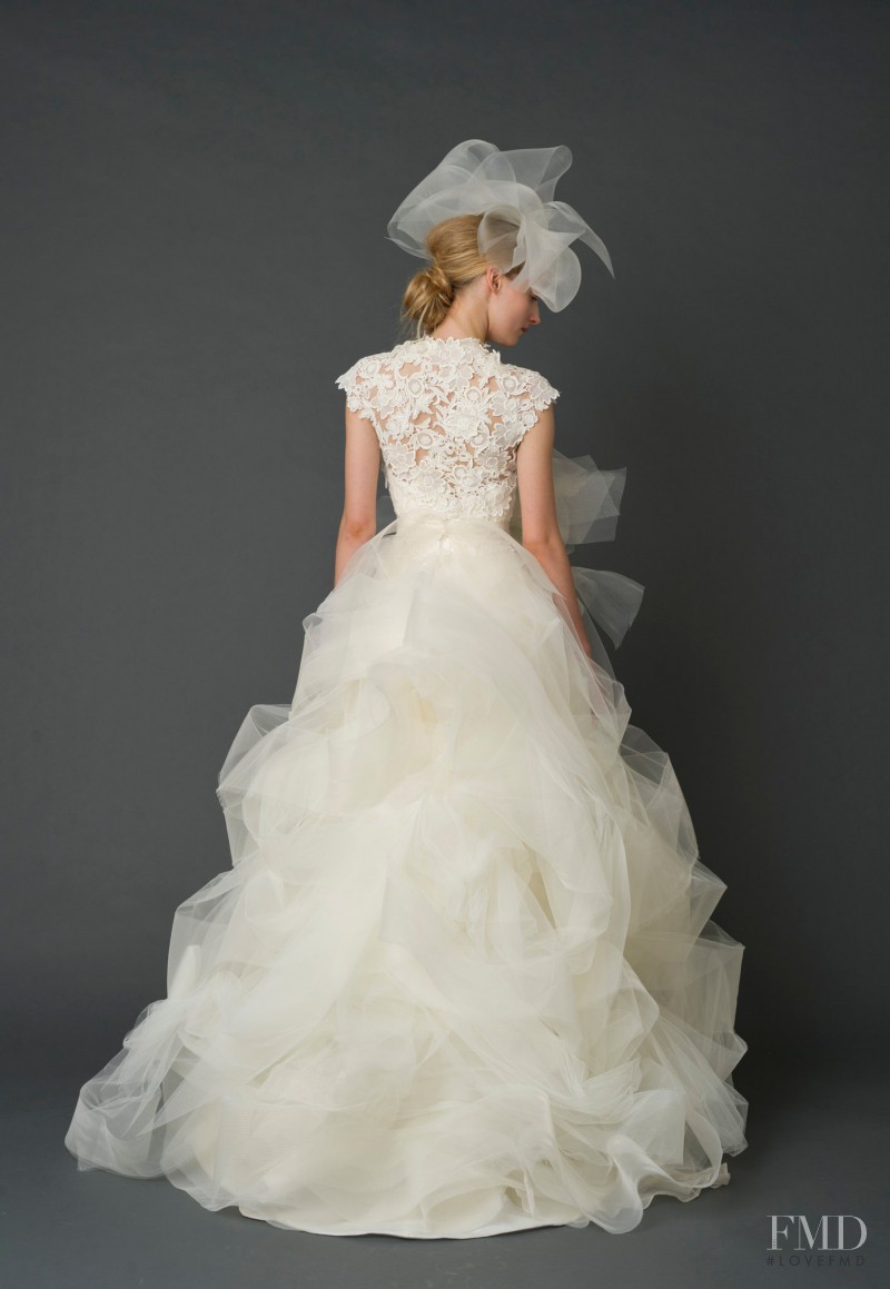 Amanda Norgaard featured in  the Vera Wang Bridal House lookbook for Spring/Summer 2012