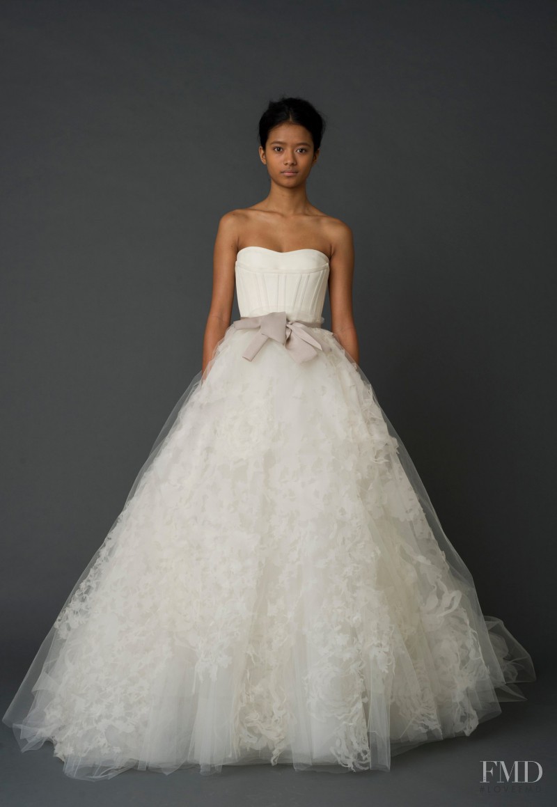 Selina Khan featured in  the Vera Wang Bridal House lookbook for Spring/Summer 2012