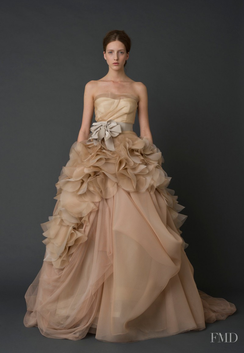 Iris Egbers featured in  the Vera Wang Bridal House lookbook for Spring/Summer 2012