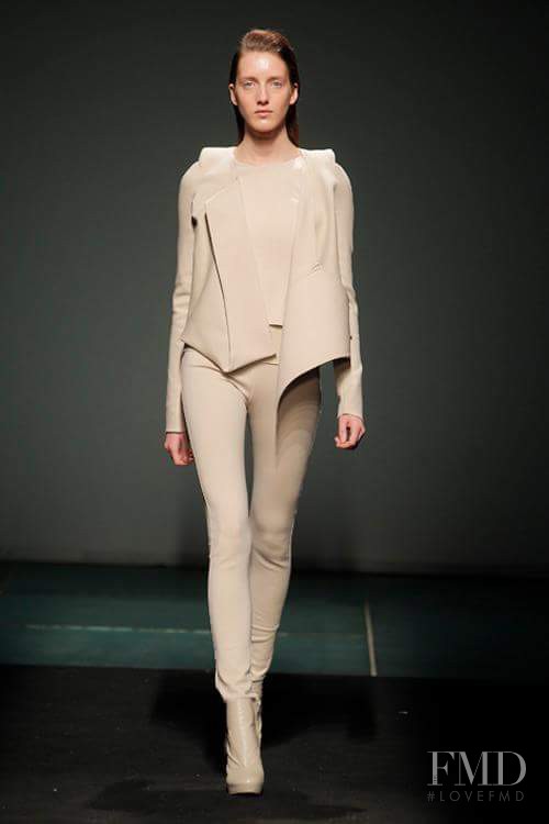 Iris Egbers featured in  the Martinez Lierah fashion show for Autumn/Winter 2013