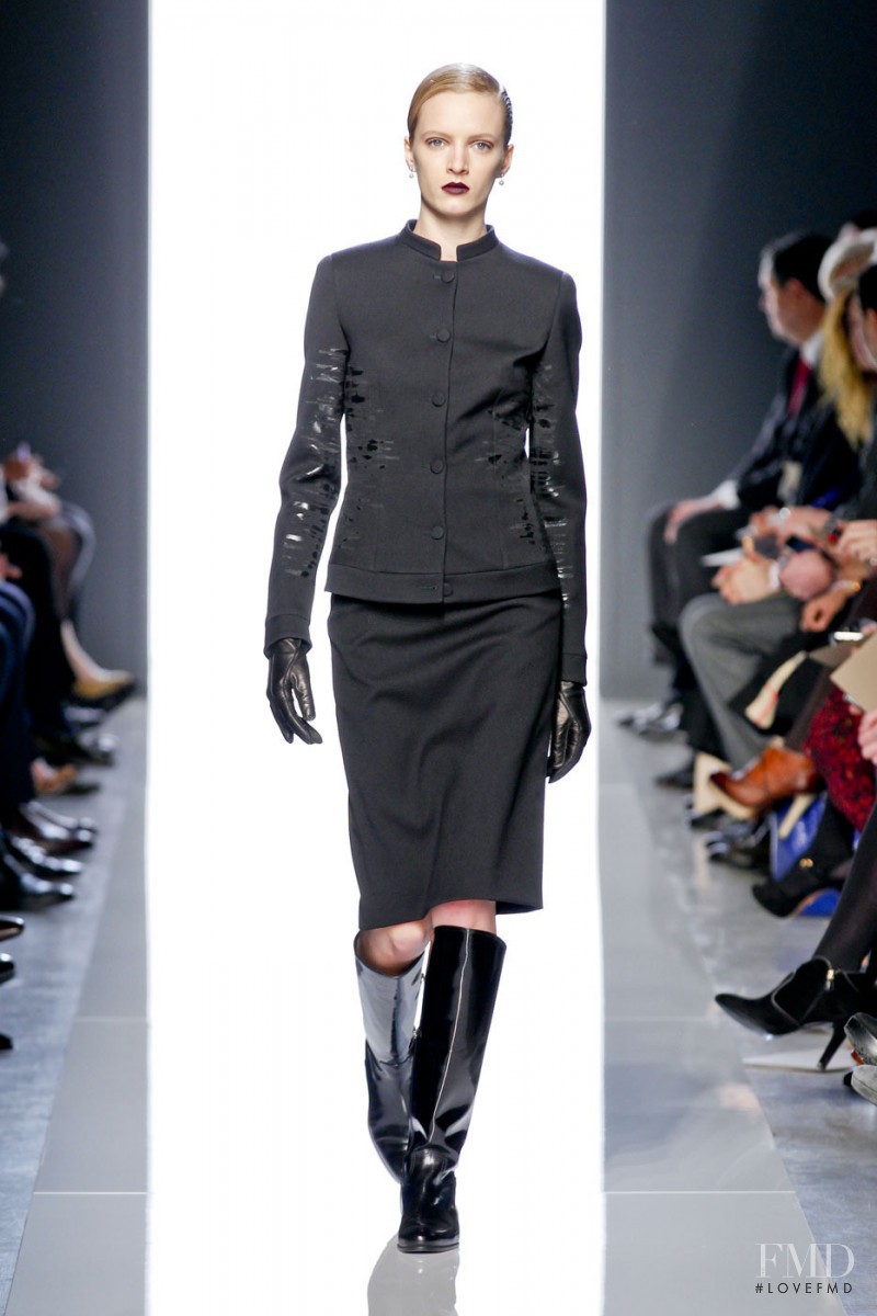 Daria Strokous featured in  the Bottega Veneta fashion show for Autumn/Winter 2012