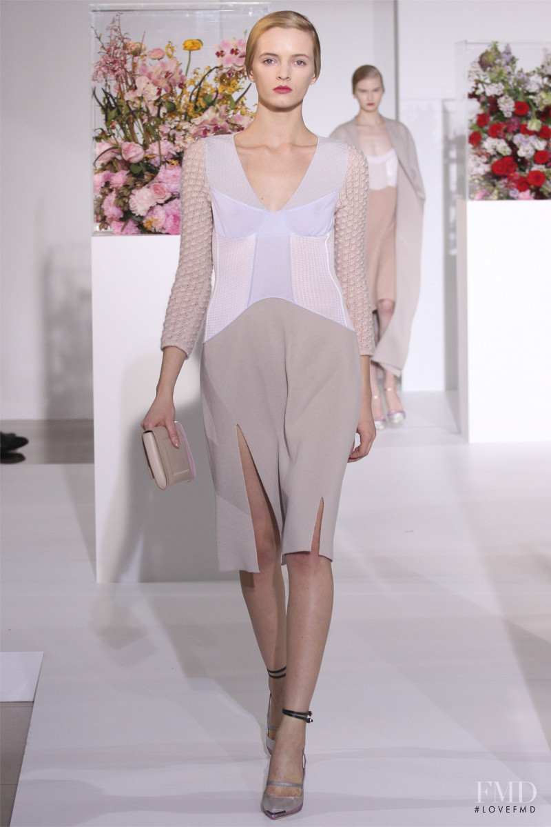 Daria Strokous featured in  the Jil Sander fashion show for Autumn/Winter 2012