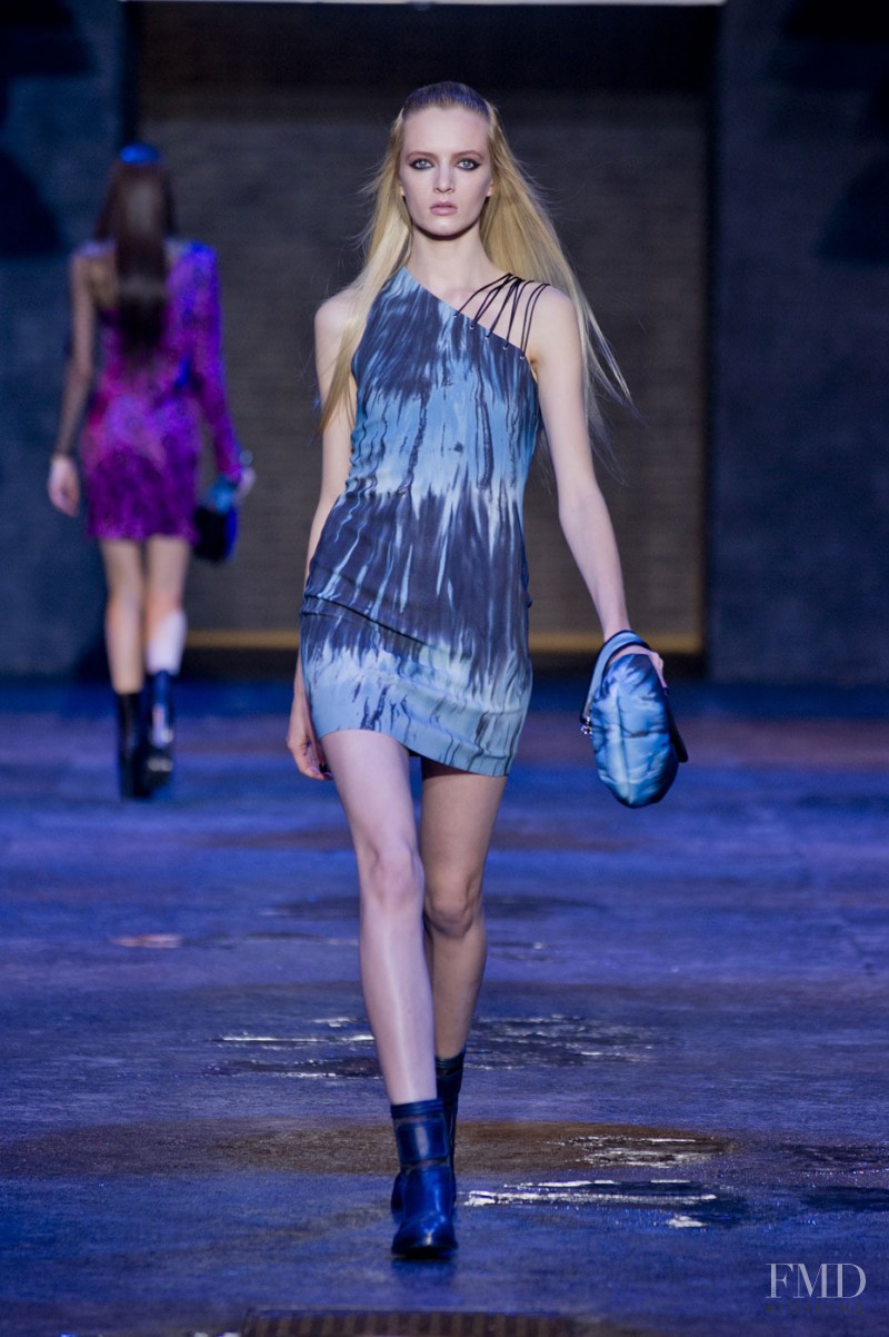 Daria Strokous featured in  the Versus fashion show for Autumn/Winter 2012